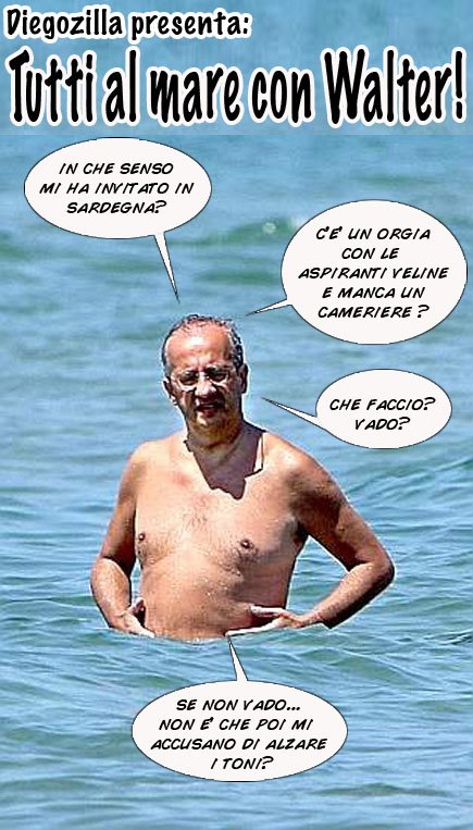 veltroni al mare
